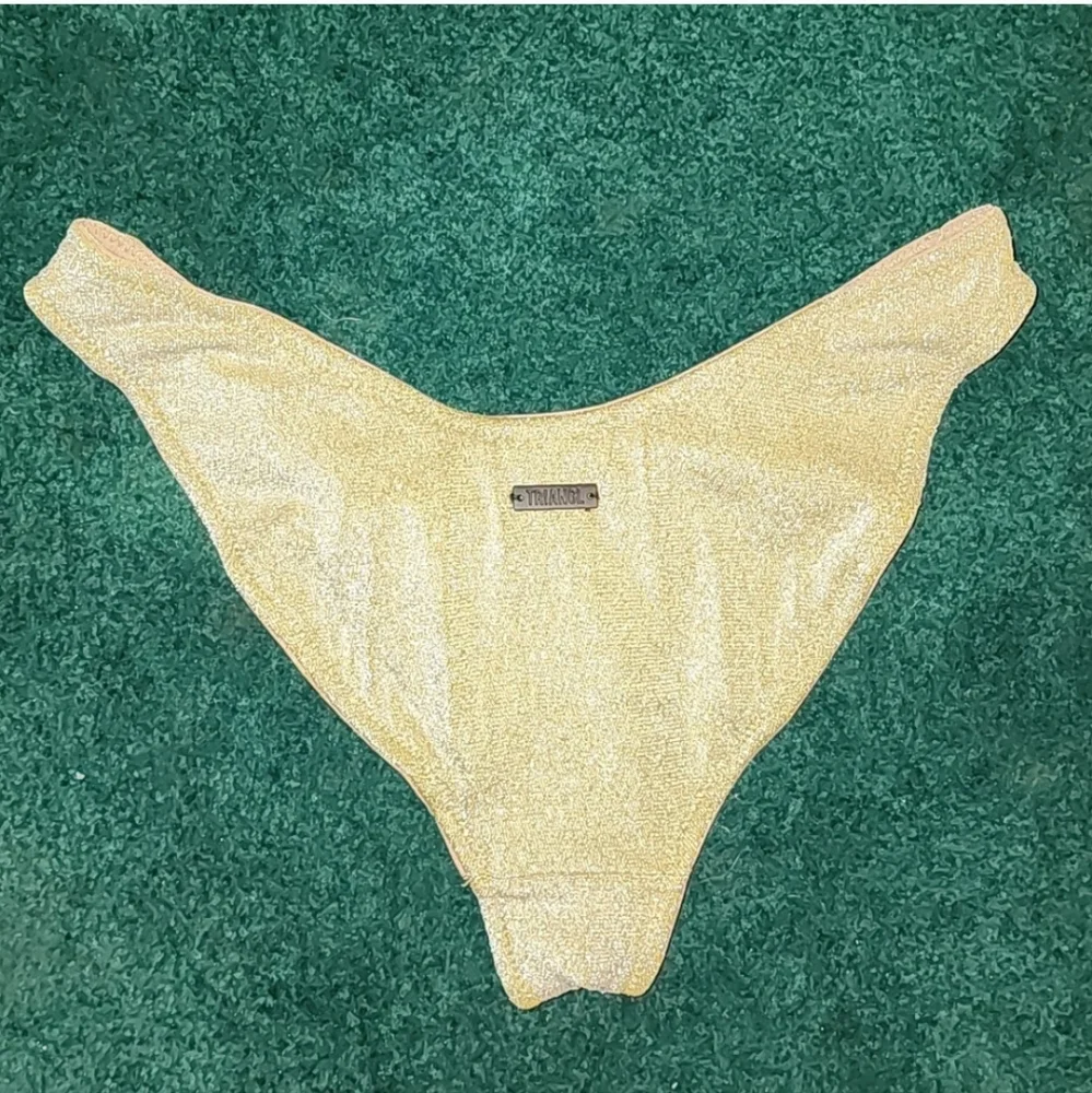 Triangl Mica Gold Sparkle Bikini Swim Set